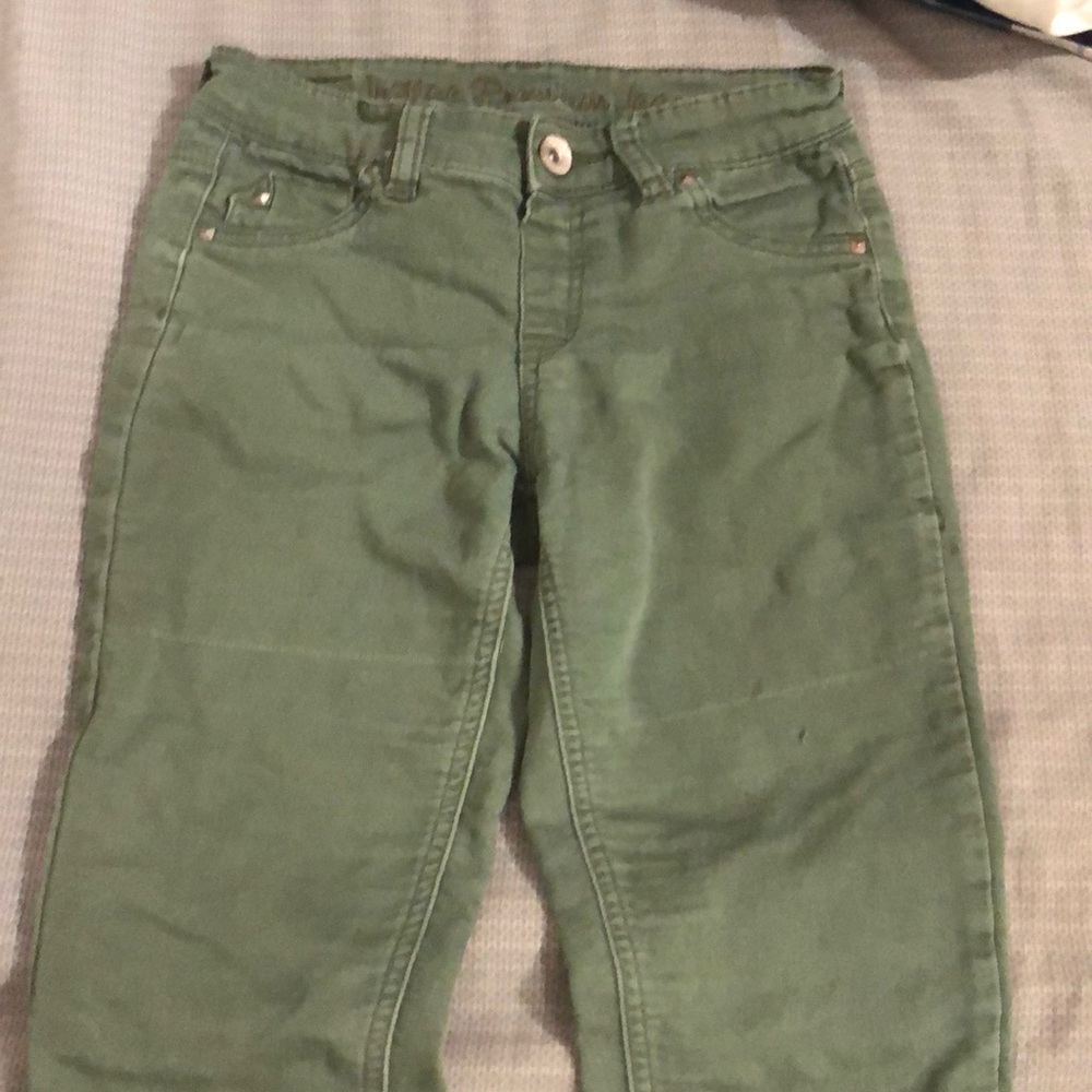 Green jeans